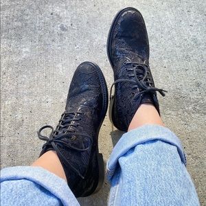 Saint Laurent Lace Bootie
